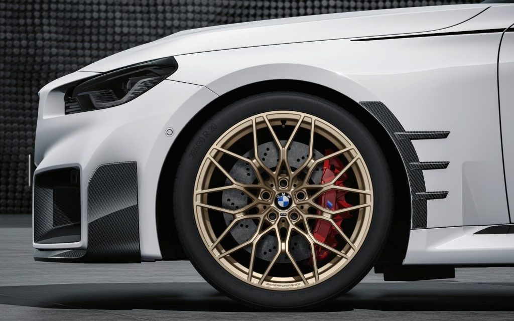 BMW M2 performance wheels close up view