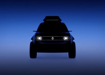 Renault 4 concept teaser front view