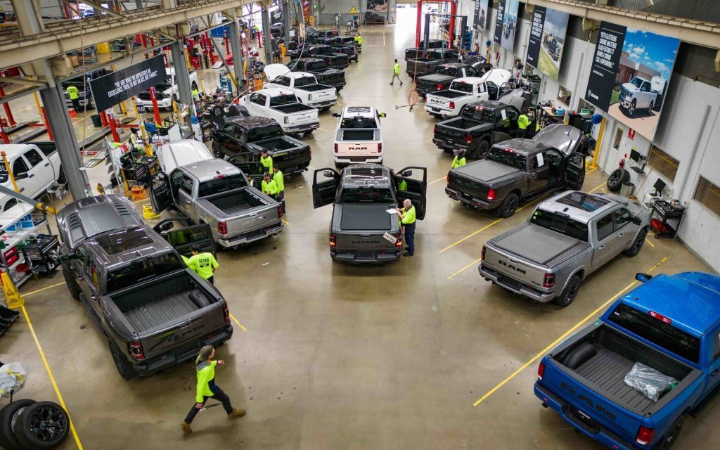 RAM Trucks Australia production line