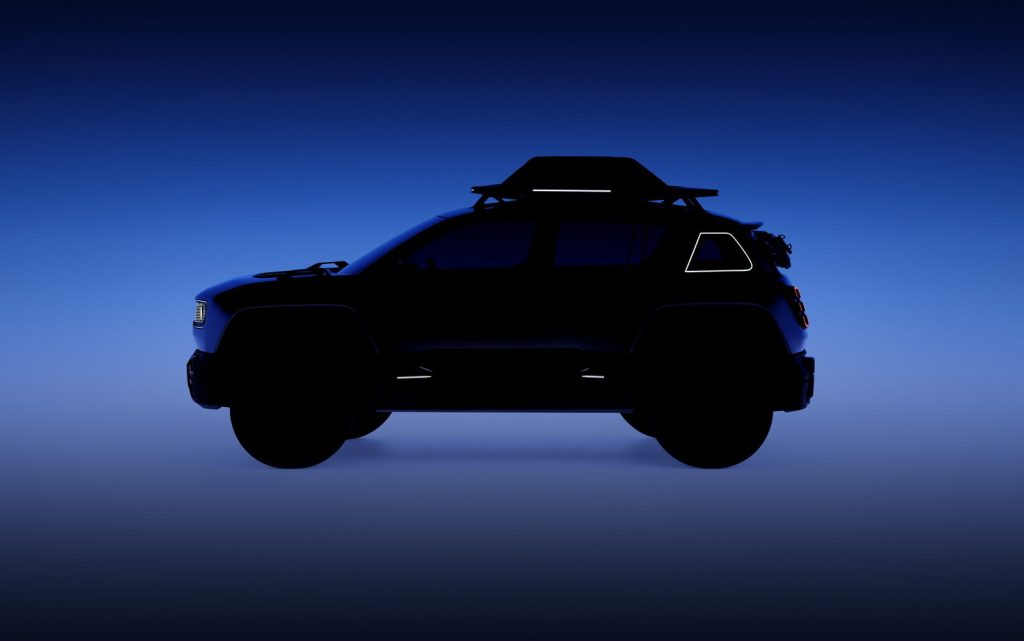 Renault 4 concept teaser side view