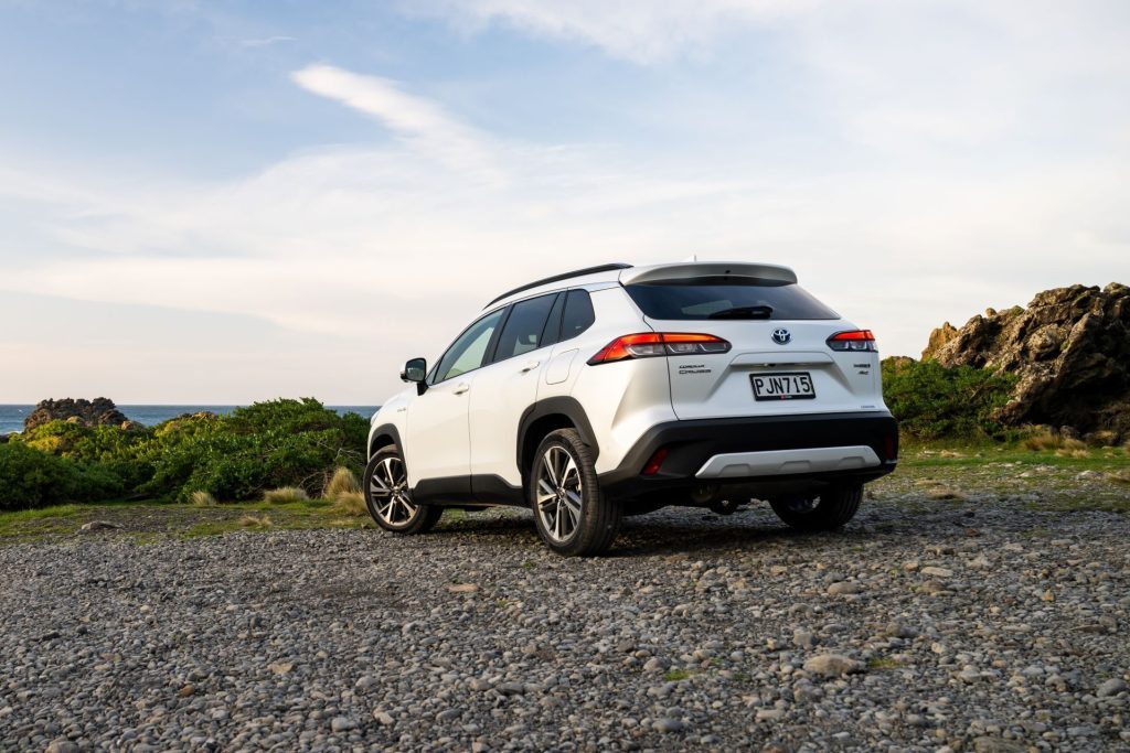 2022 Toyota Corolla Cross Limited rear shot