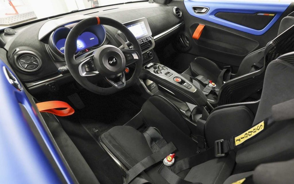 Alpine A110 R interior view