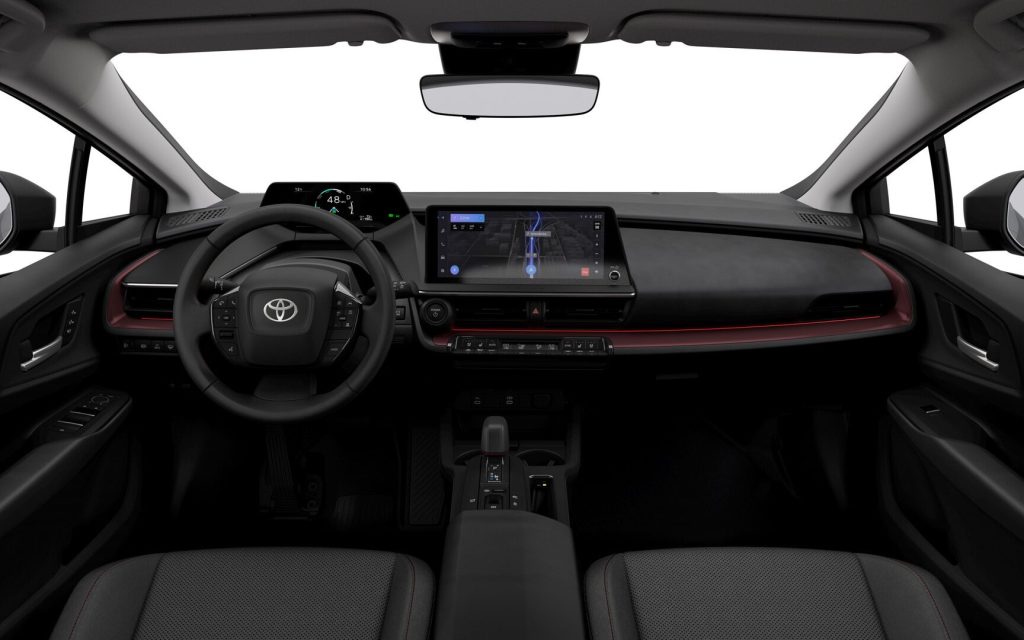 Toyota Prius interior view