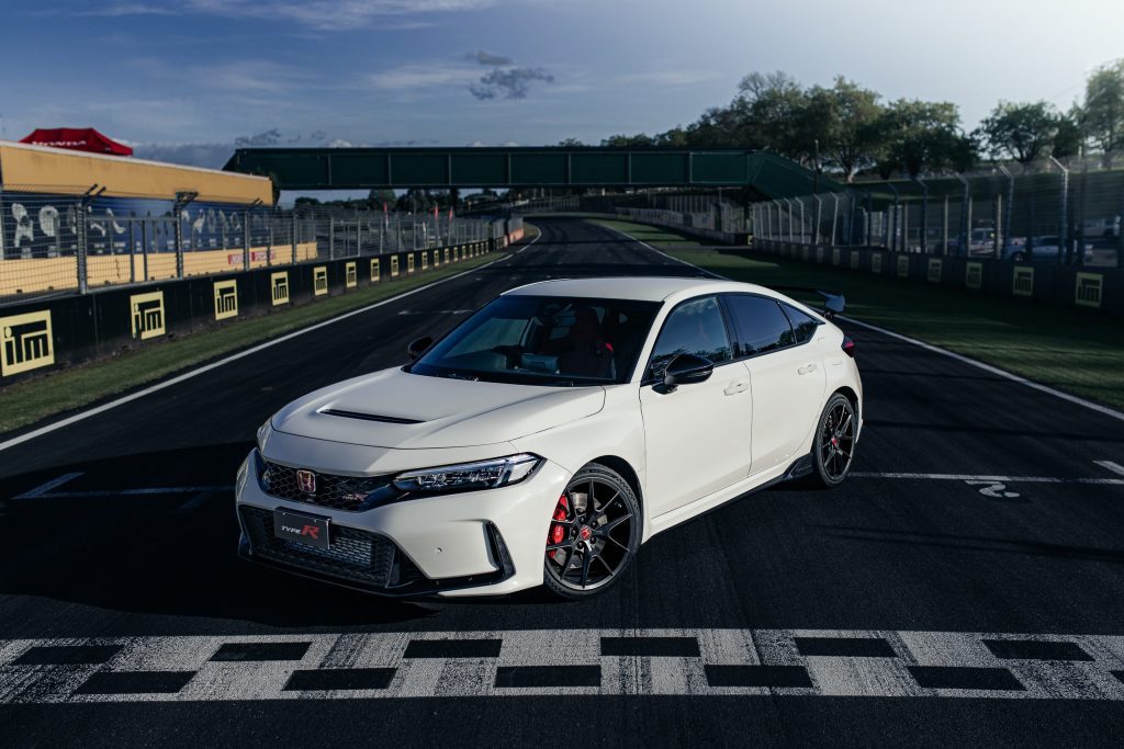 2023 Honda Civic Type R on start line