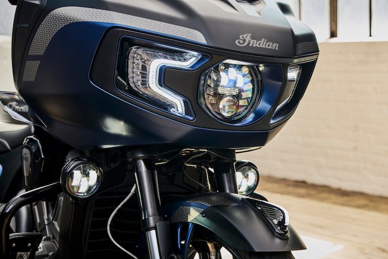 Indian Challenger Elite headlight