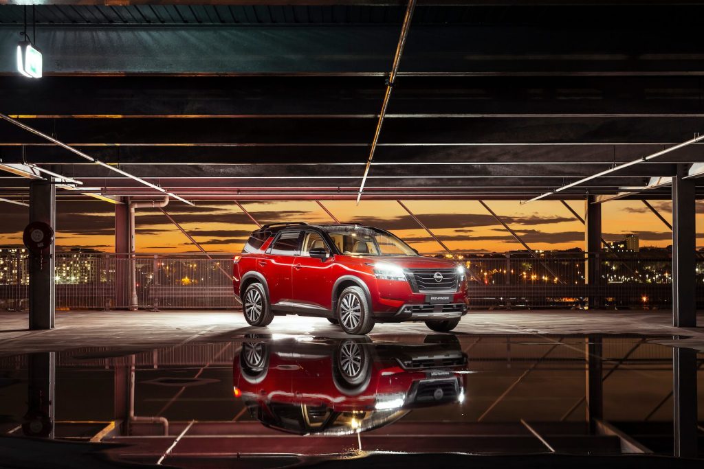 2023 Nissan Pathfinder parked