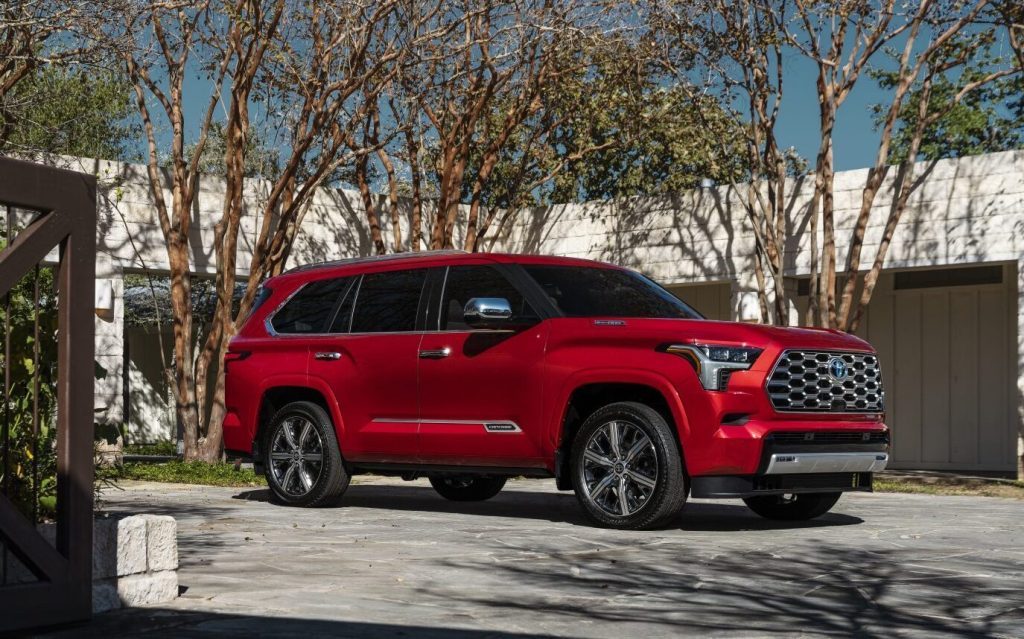 Toyota Sequoia front three quarter view