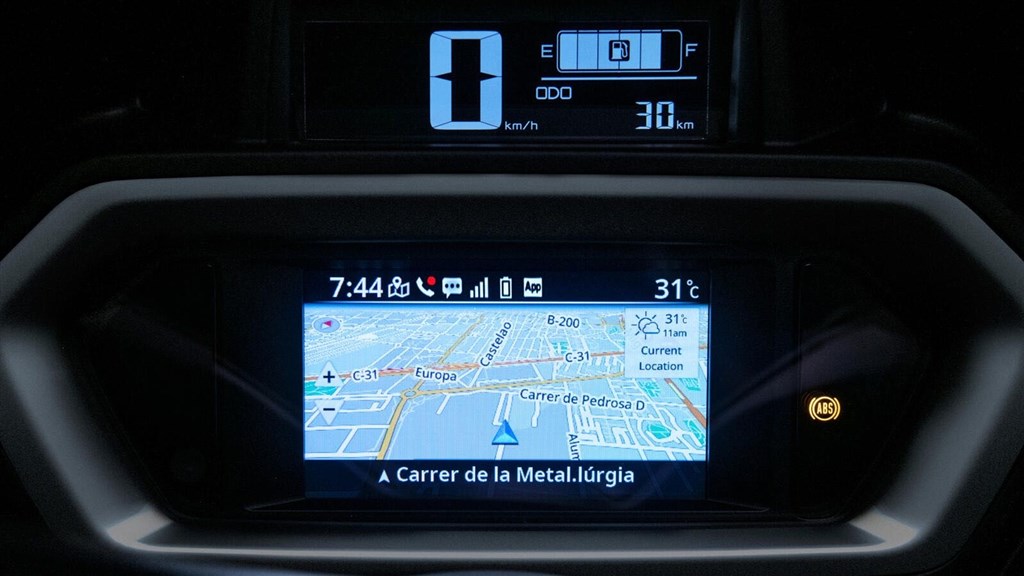Yamaha Xmax display
