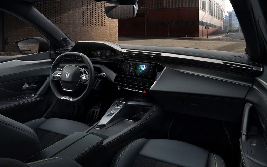 Peugeot 308 interior view