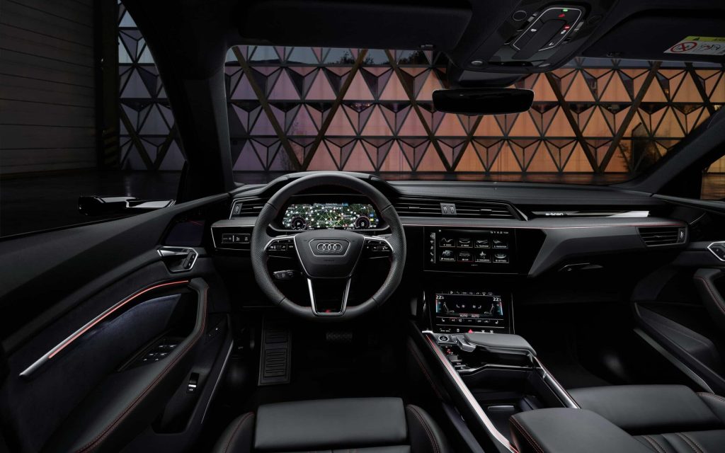 Audi Q8 e-tron interior view