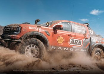 Ford Ranger Raptor Baja racer action shot