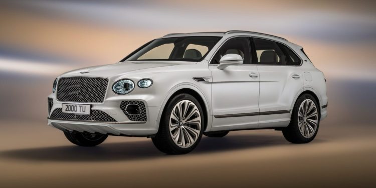 Bentley Bentayga Odyssean Edition front three quarter view