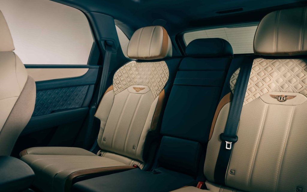 Bentley Bentayga Odyssean Edition rear seats