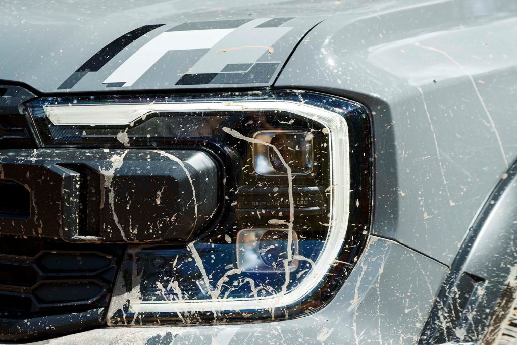 2022 Ford Ranger Raptor headlight