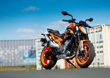 KTM 890 Duke GP low front static