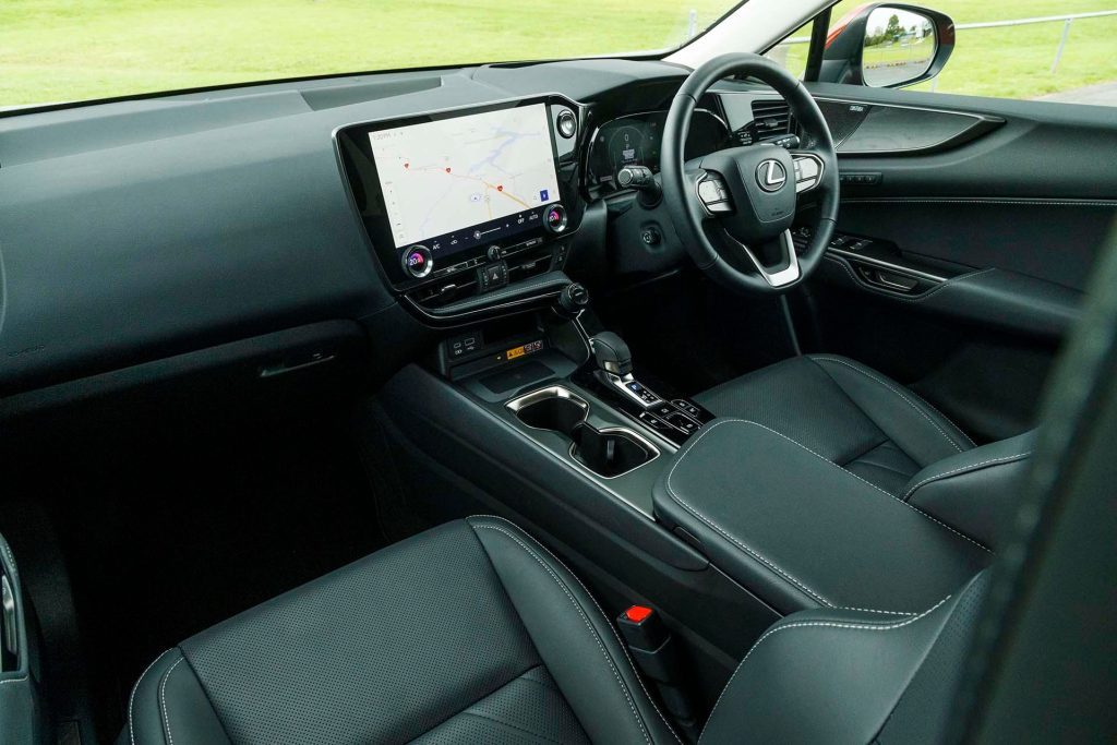 2022 Lexus NX 350h Limited interior