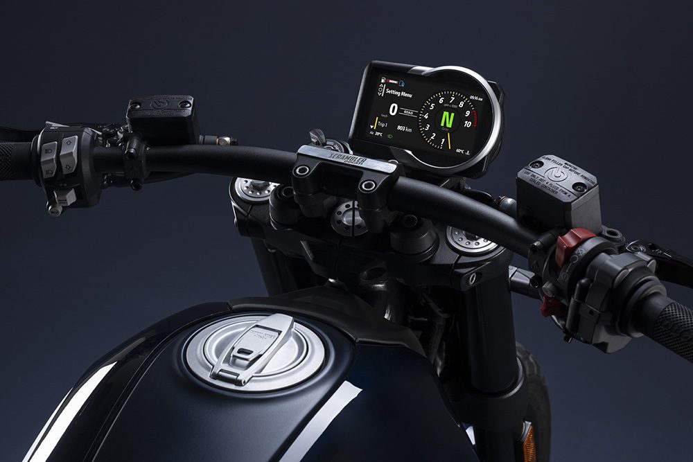 Ducati Scrambler display