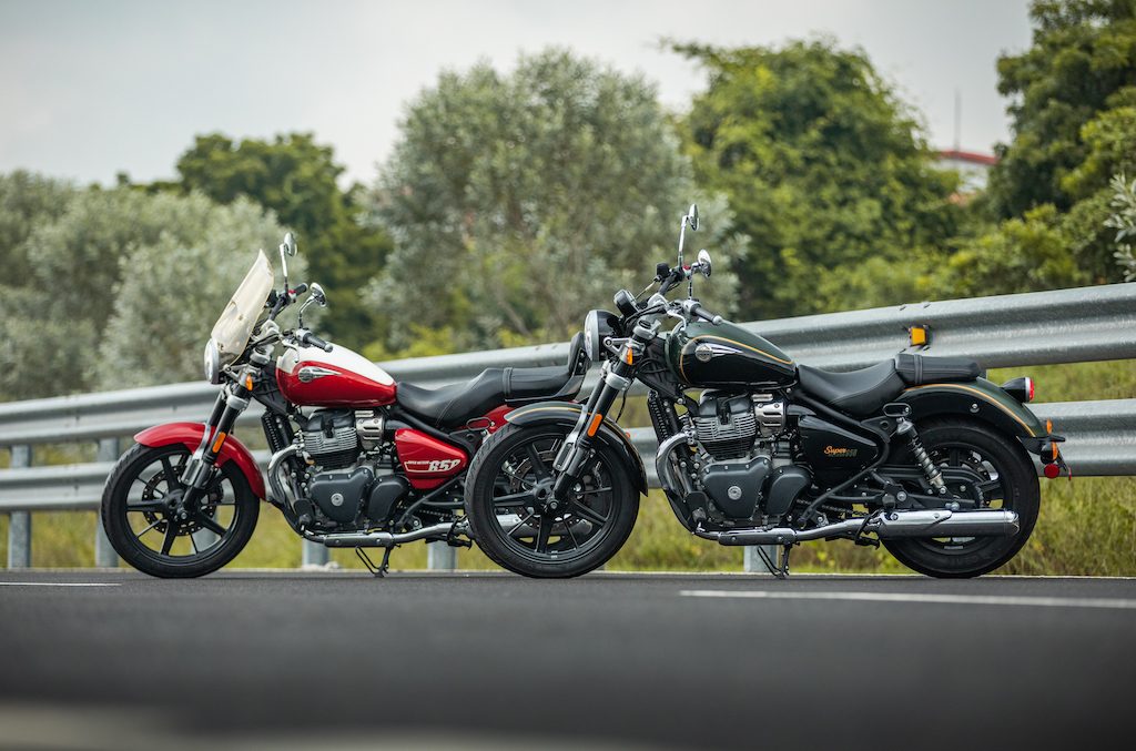 Royal Enfield Super Meteor 650 side profile