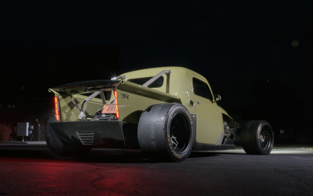 Ringbrothers Chevy Super Truck Enyo rear three quarter view