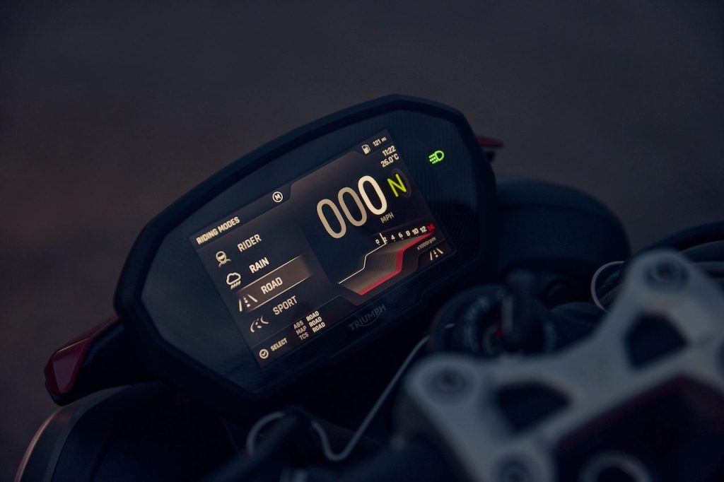 Triumph Street Triple speedo