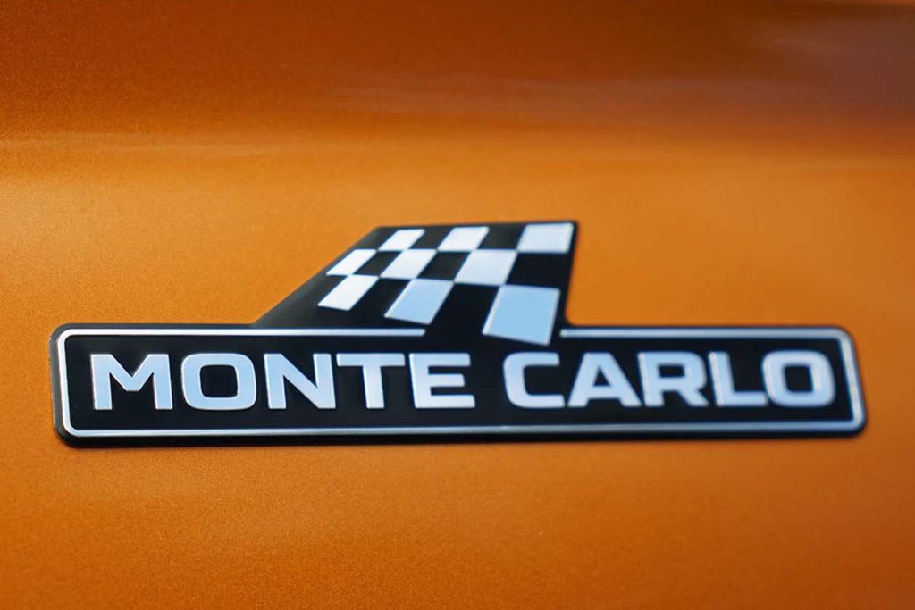 Skoda Fabia Monte Carlo badge