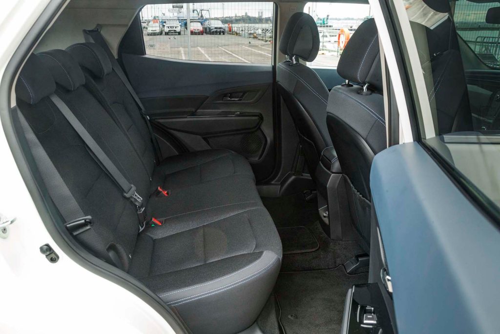 SsangYong Korando e-Motion rear seats