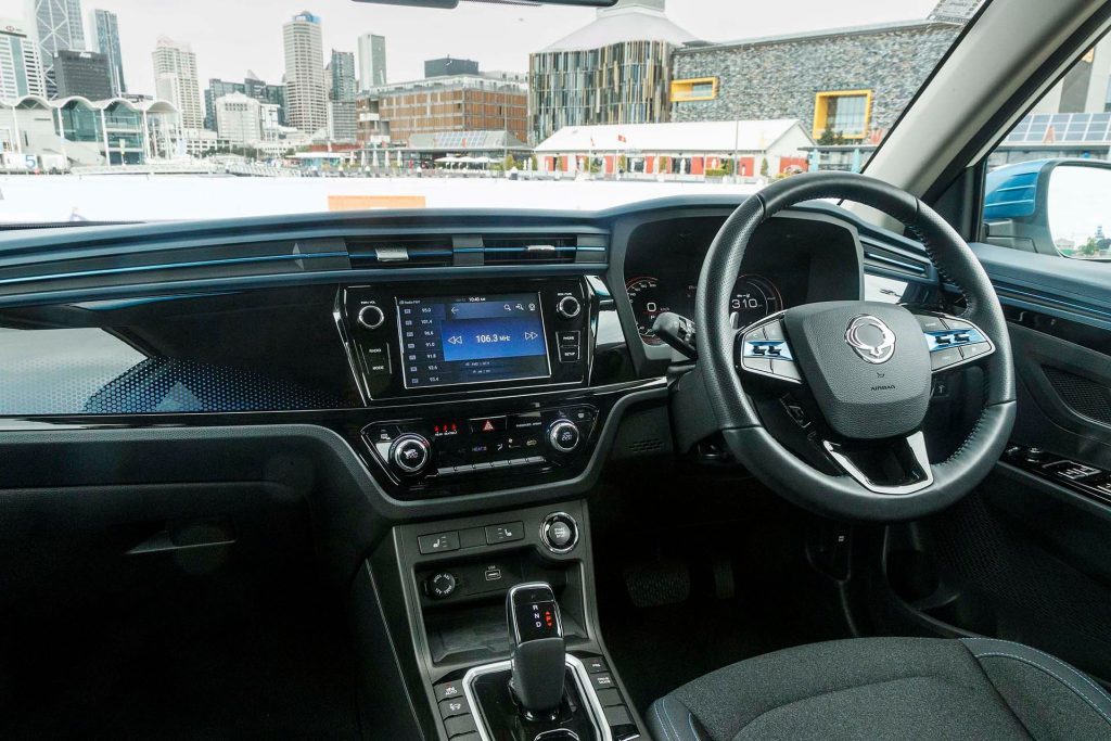 SsangYong Korando e-Motion interior