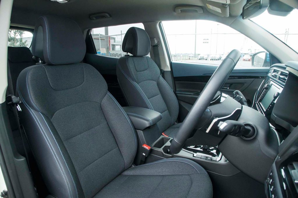 SsangYong Korando e-Motion front seats