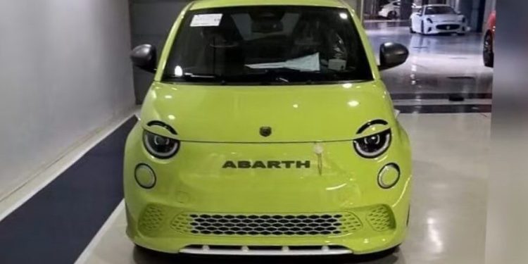 Electric Abarth 500 front view