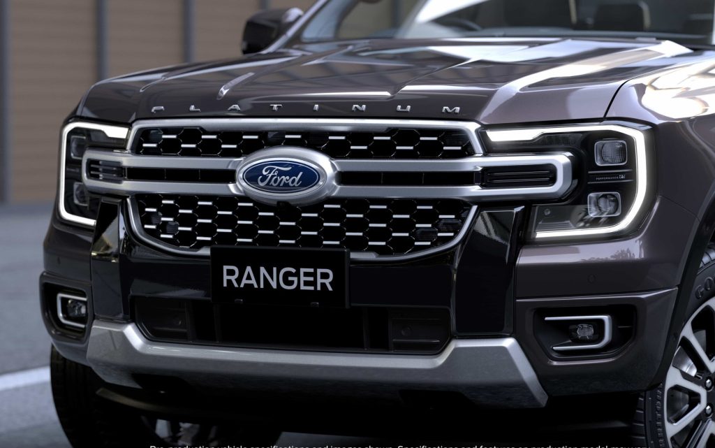 Ford Ranger Platinum front grille