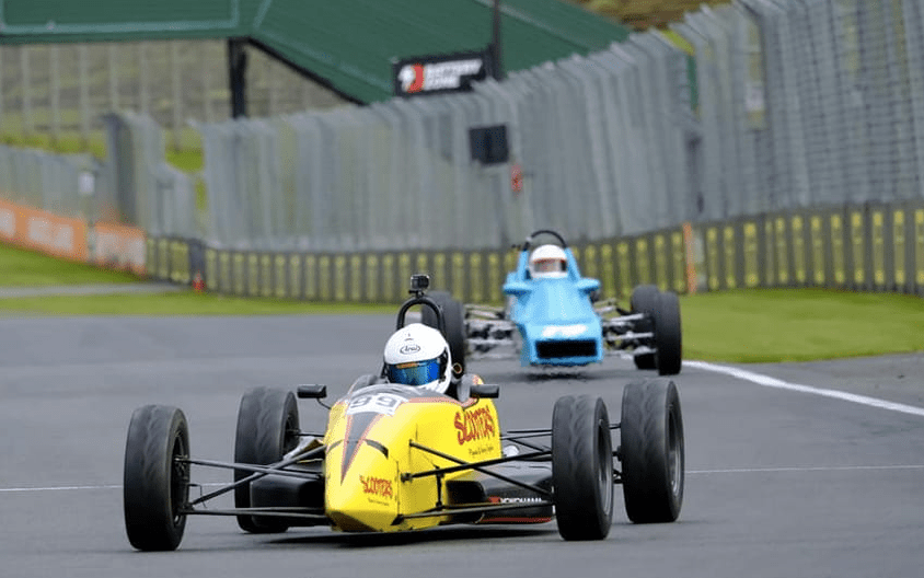 Formula Ford cars on Pukekohe Park Raceway