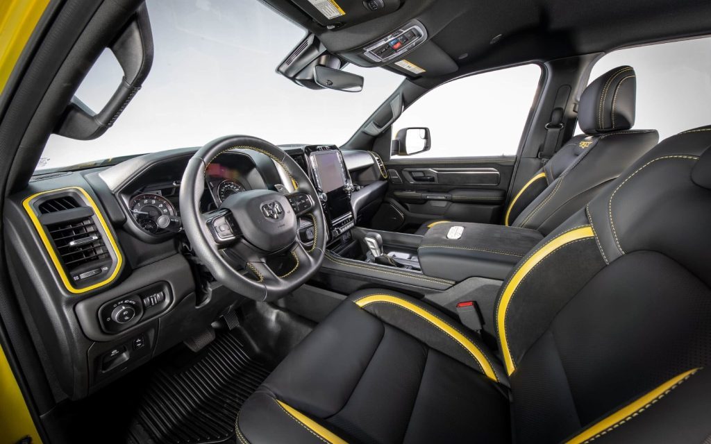 RAM TRX Gold Shot interior view