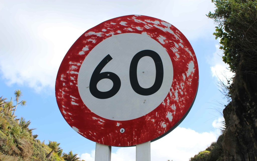 Speed limit sign