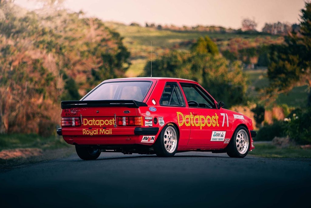 1983 Ford Escort RS1600i Group A rear static on road