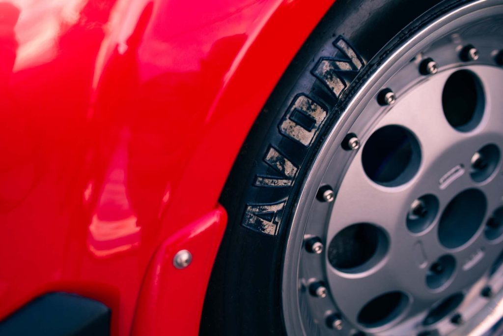 1983 Ford Escort RS1600i Group A tyre