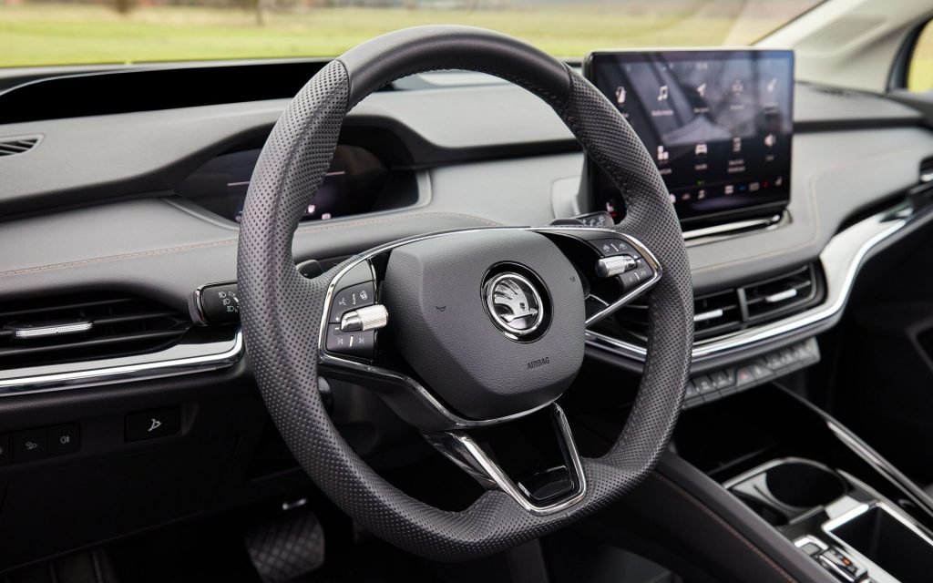 Skoda Enyaq interior view