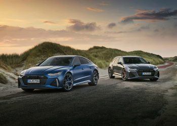 Audi RS 7 Sportback Performance next to Audi RS 6 Avant Performance