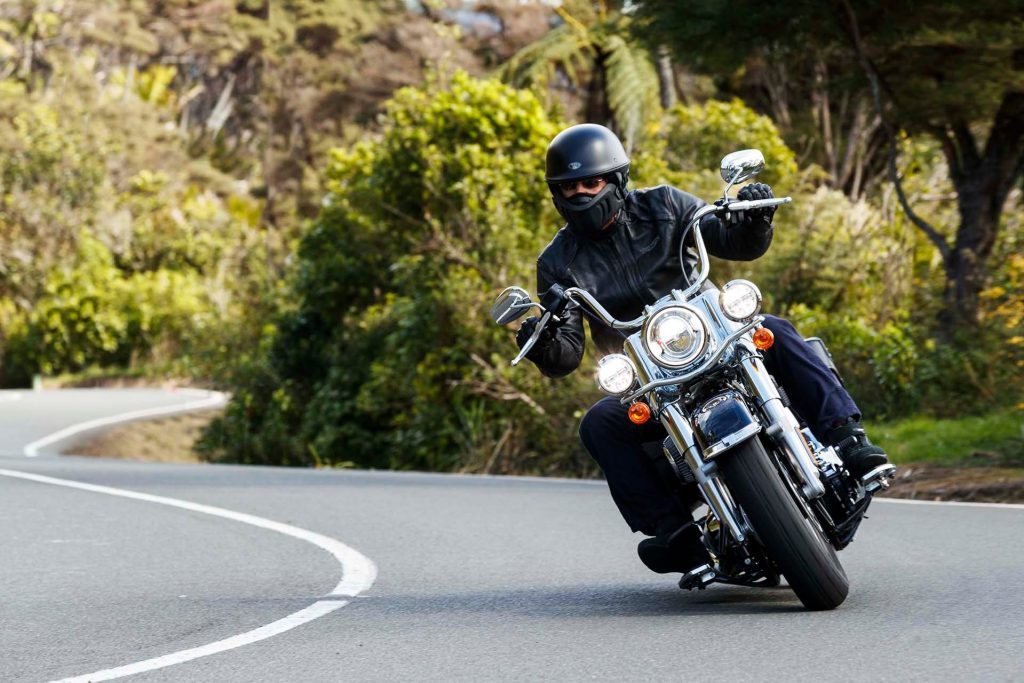 Harley-Davidson Softail Heritage front action