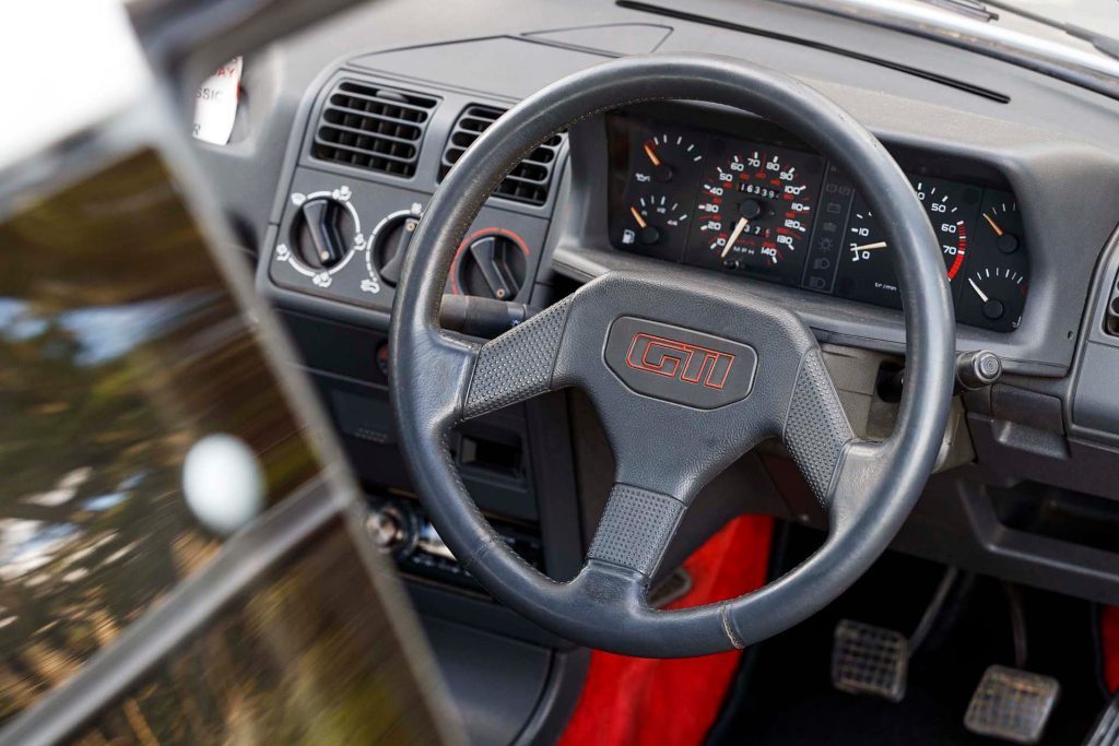 Peugeot 205 GTi steering wheel