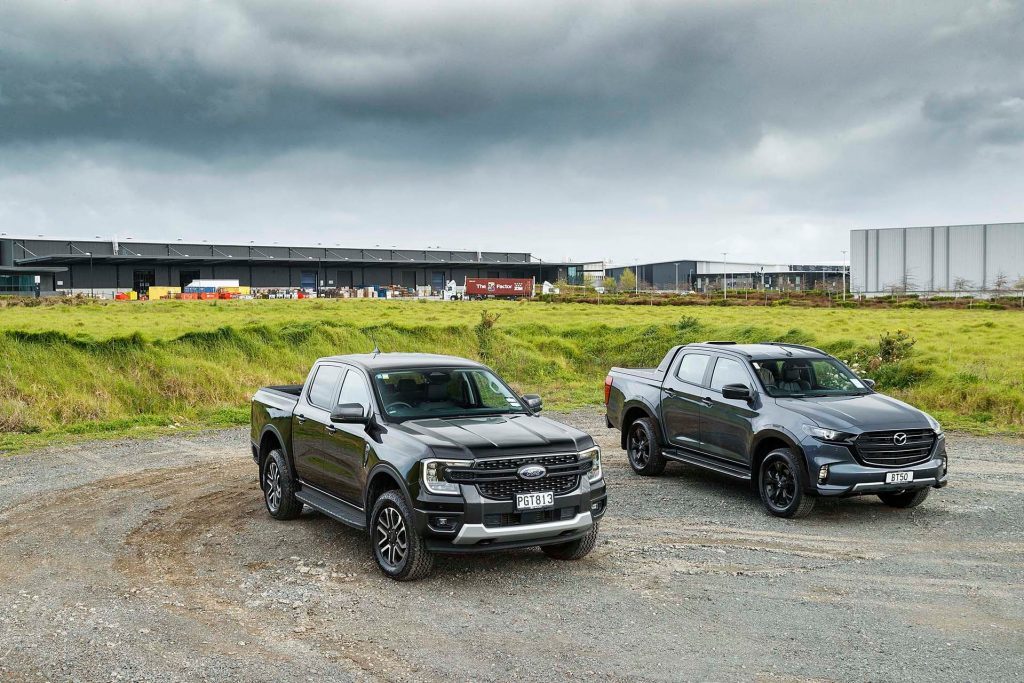 Ford Ranger Sport vs 2022 Mazda BT-50 Takami wide static