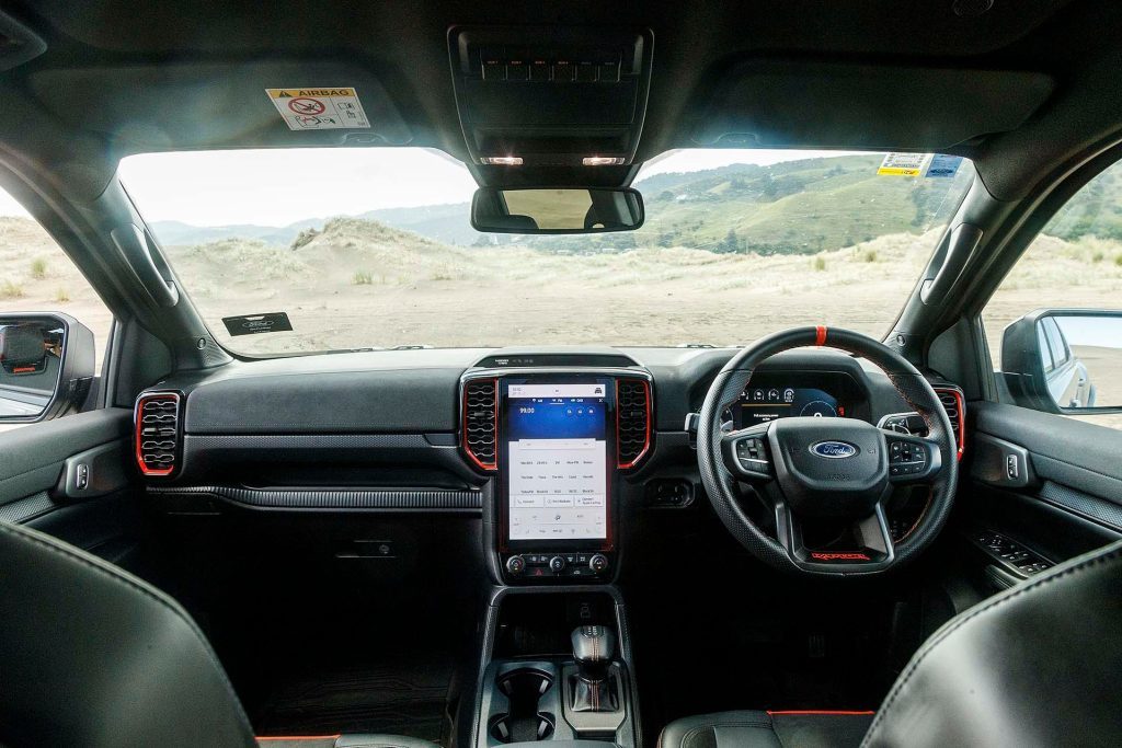 Ford Ranger Raptor interior