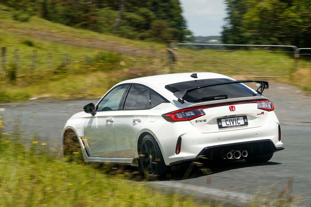 Honda Civic Type R rear action