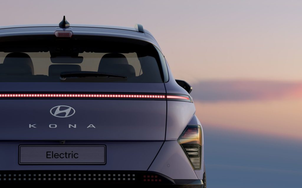 New Hyundai Kona rear close up view