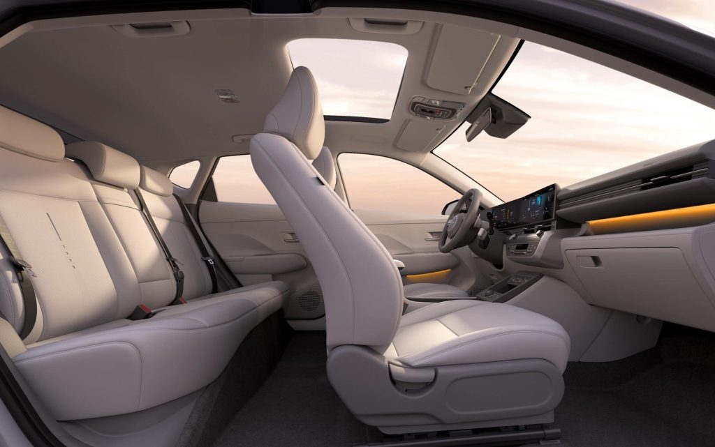New Hyundai Kona interior view