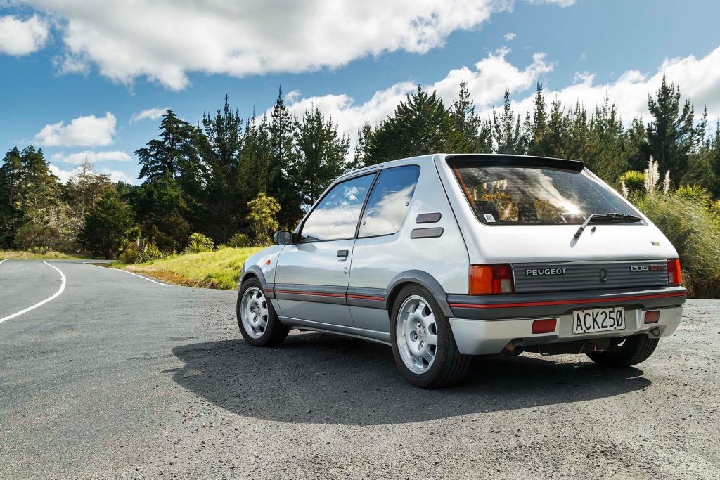 Peugeot 205 GTi rear static