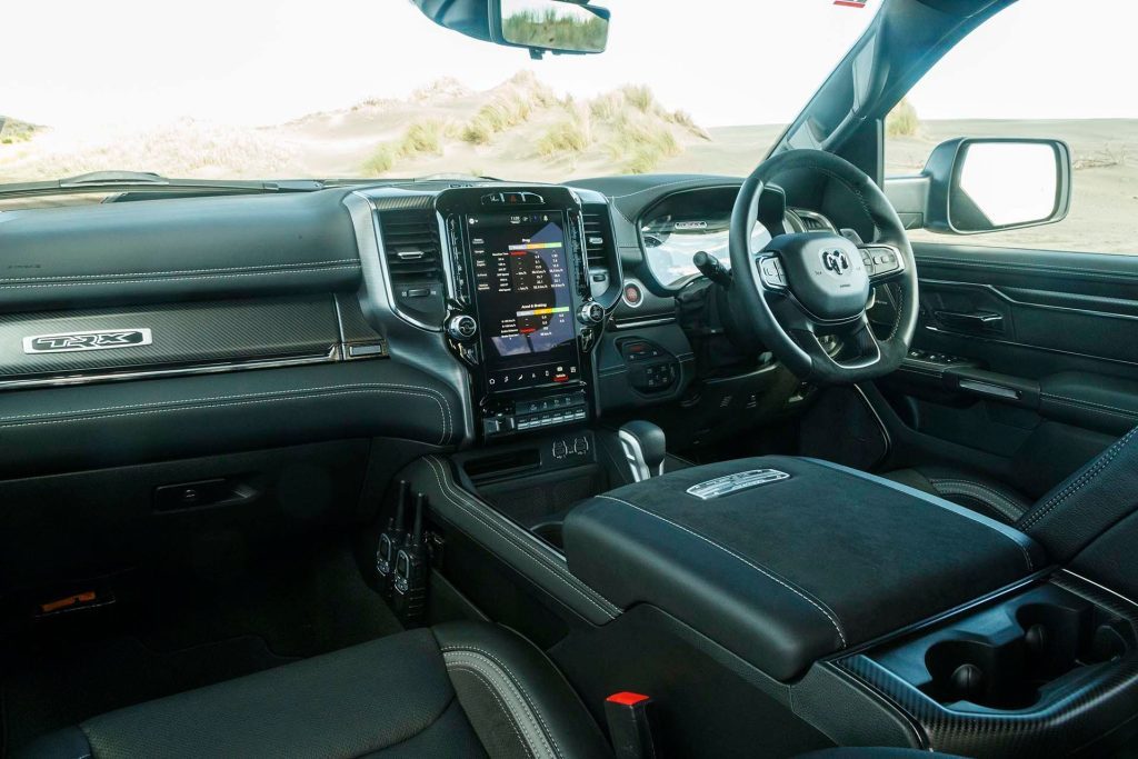 RAM 1500 TRX interior