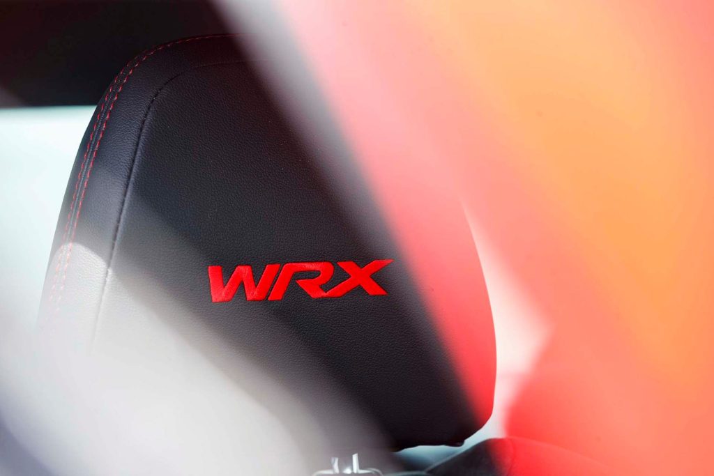 Subaru WRX 2.4T Premium headrest