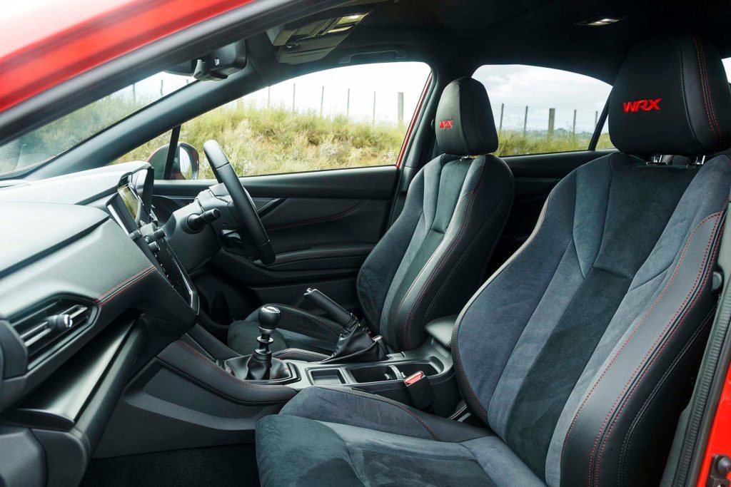 Subaru WRX 2.4T Premium front seats
