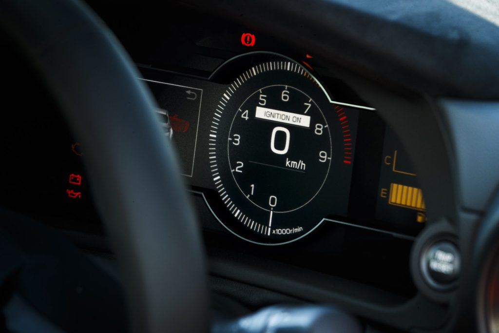 Toyota GR86 dash