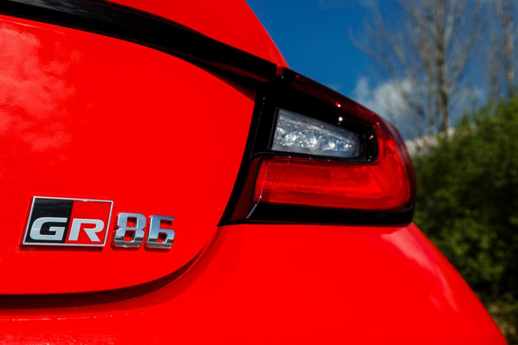 Toyota GR86 taillight